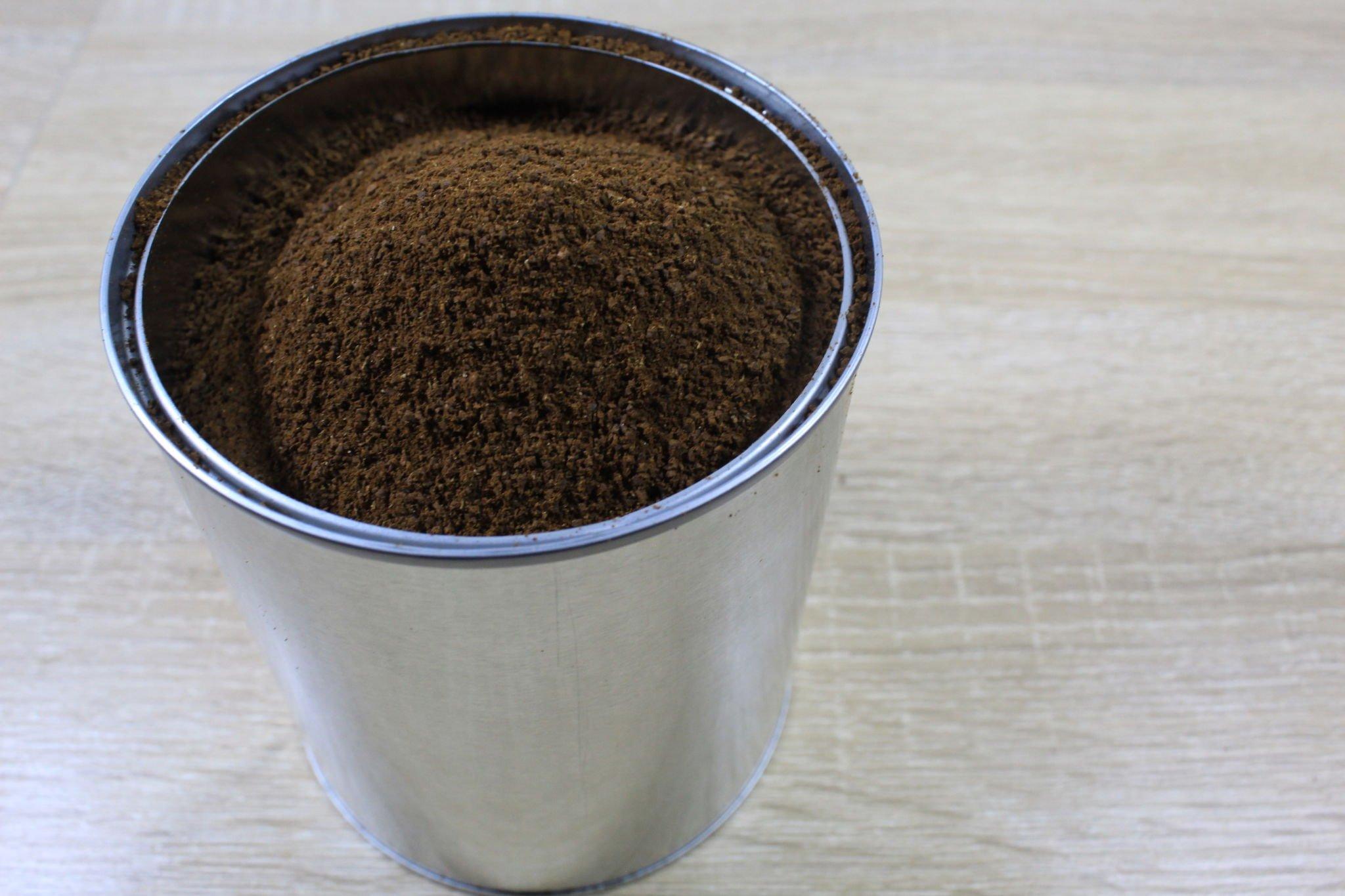 how much coffee grounds per cup